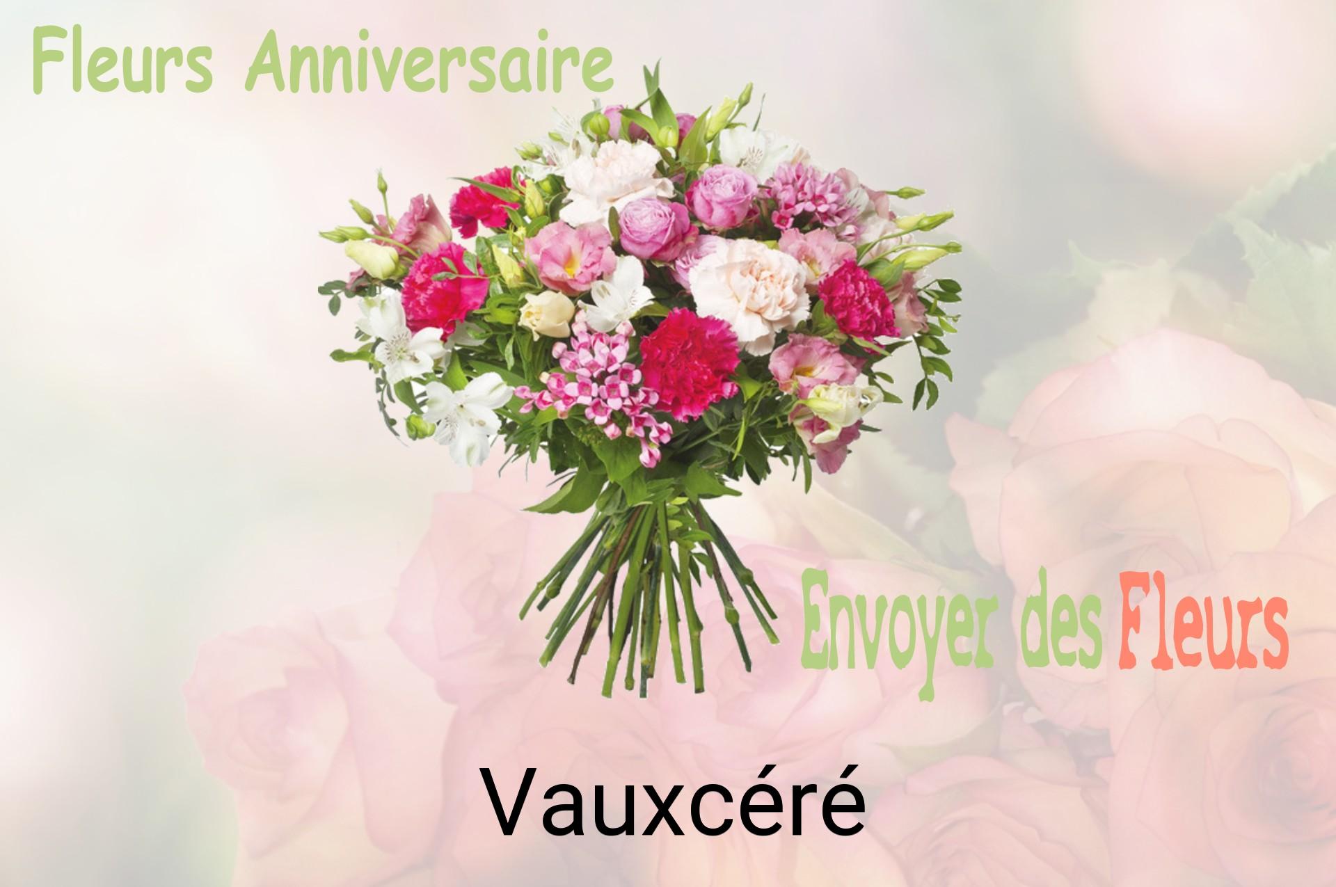 Bouquet de fleurs d’anniversaire livré à Vauxcéré